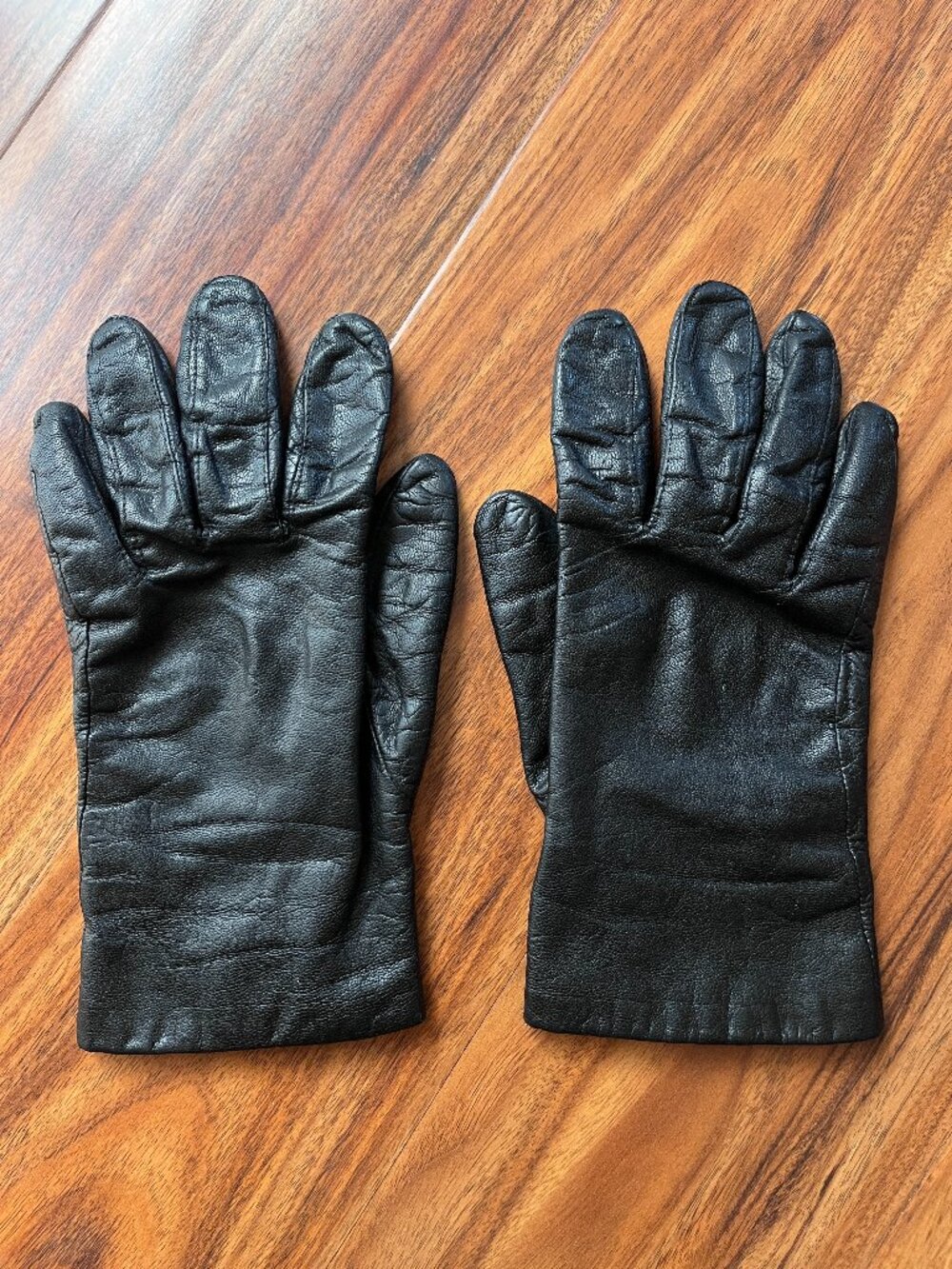 Fownes Vintage Black Genuine Leather Gloves With Thinsulate L